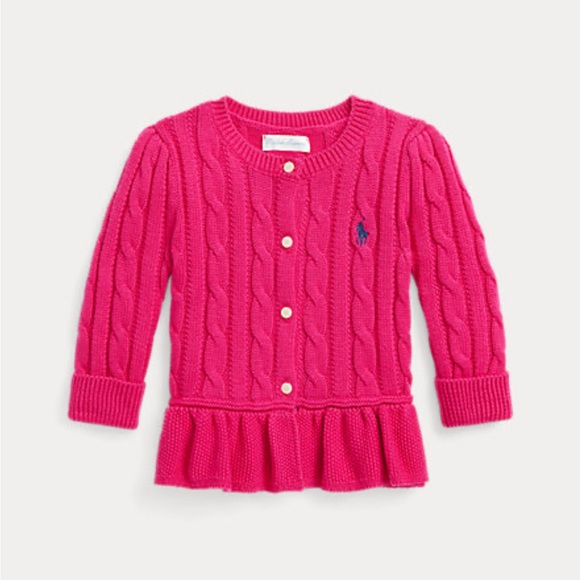 Pink Ralph Lauren Baby Girl Sweater - Picture 3 of 3